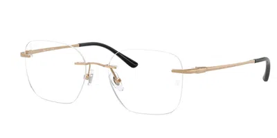 Ray Ban Rx8783d Vestibilità Orientale 1248 Occhiali Da Vista Oro Per Uomo (solo Montatura) In Gold