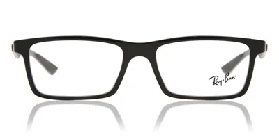 Ray Ban Rx8901 Carbon Fibre 5610 Men's Glasses Black Size 55 - Blue Light Block Available