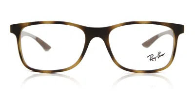 Ray Ban Rx8903 Men's Glasses, Tortoiseshell, Size 53 In Brown
