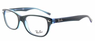 Ray Ban Ry 1555 3667 48mm Childrens Rectangle Eyeglasses 48mm In Blue