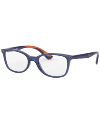 Ray Ban Ray-ban Jr Ry1586 Child Square Eyeglasses In Blue