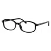 Ray Ban Sam Optics Eyeglasses Black Frame Clear Lenses Polarized 54-19 In Black