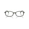Ray Ban Sam Optics Eyeglasses Transparent Green Frame Clear Lenses Polarized 54-19 In Transparent Green