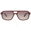 Ray Ban Scuderia Ferrari Grey Graduient Navigator Unisex Sunglasses Rb4414m F68511 58