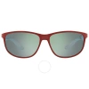 Ray Ban Scuderia Ferrari Polarized Green Mirror Silver Pillow Unisex Sunglasses Rb4394m F678h1 61 In Red   /   Red. / Green / Silver