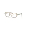 Ray Ban Shea Optics Bio-based  Cloudy Warm Weiss Fassung Klar Glas Polarisiert 53-18 In Cloudy Warm Weiss