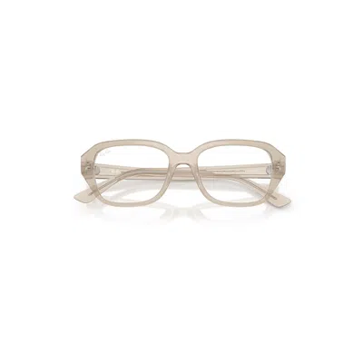 Ray Ban Shea Optics Bio-based Eyeglasses Cloudy Warm White Frame Clear Lenses Polarized 51-18