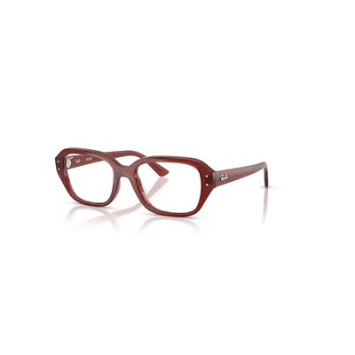Ray Ban Shea Optics Bio-based  Rusty Brown Fassung Klar Glas Polarisiert 51-18