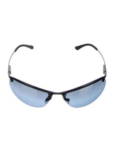 Pre-owned Ray Ban Shield Tinted Sunglasses In Multi