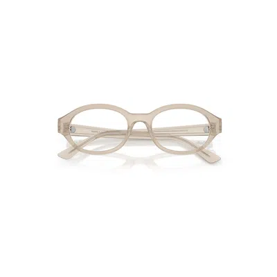 Ray Ban Shilo Optics Bio-based Eyeglasses Cloudy Warm White Frame Clear Lenses Polarized 52-20