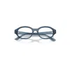 Ray Ban Shilo Optics Bio-based Eyeglasses Light Blue Frame Clear Lenses Polarized 52-20 In Light Blue
