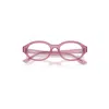Ray Ban Shilo Optics Bio-based Eyeglasses Pink Frame Clear Lenses Polarized 54-20 In Pink