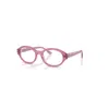 Ray Ban Shilo Optics Bio-based  Rosa Fassung Klar Glas Polarisiert 52-20 In Rosa