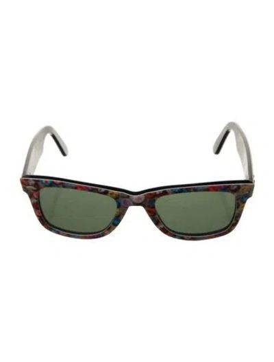 Pre-owned Ray Ban Special Series #4 Wayfarer Sunglasses In Pink