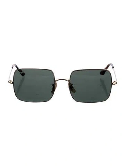 Pre-owned Ray Ban Square 1971 Square Sunglasses In Gold
