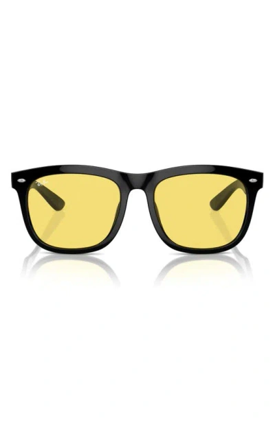 Ray Ban Ray-ban Square Sunglasses, 57mm In Black