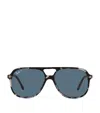 Ray Ban Square Bill Sunglasses In Brown