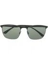 Ray Ban Square-frame Design Sunglasses In Grey