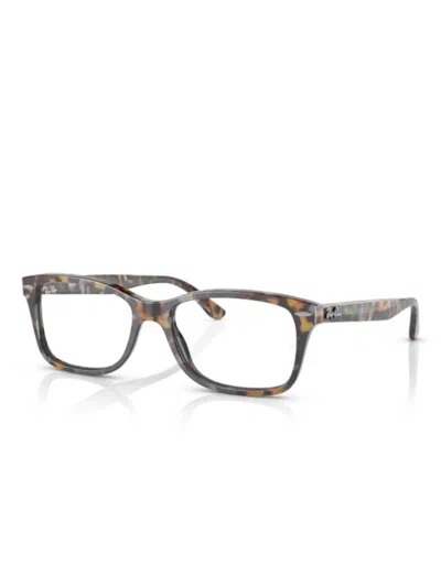 Ray Ban Rx5428 Eyeglasses In Grey & Brown Havana