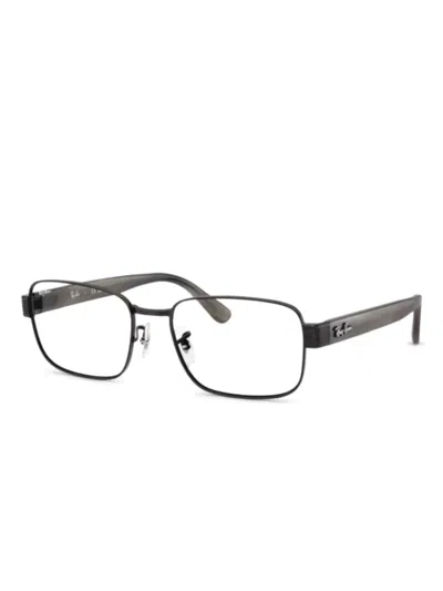 Ray Ban Square-frame Glasses In 灰色