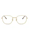 Ray Ban Square-frame Glasses In Gold