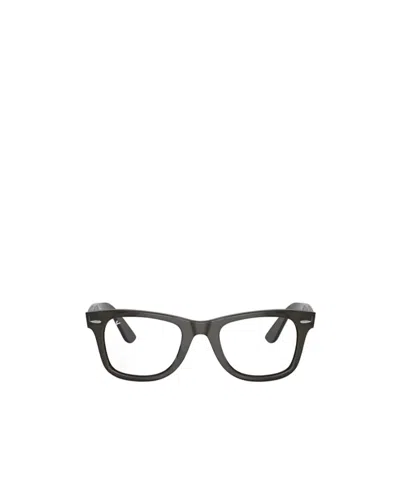 Ray Ban Ray-ban Square Frame Glasses In Black