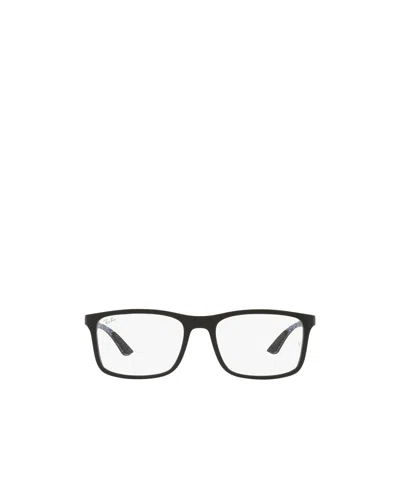 Ray Ban Ray-ban Square Frame Glasses In Black