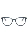 Ray Ban Square-frame Glasses In Gold