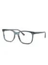 Ray Ban Square-frame Glasses In Blue