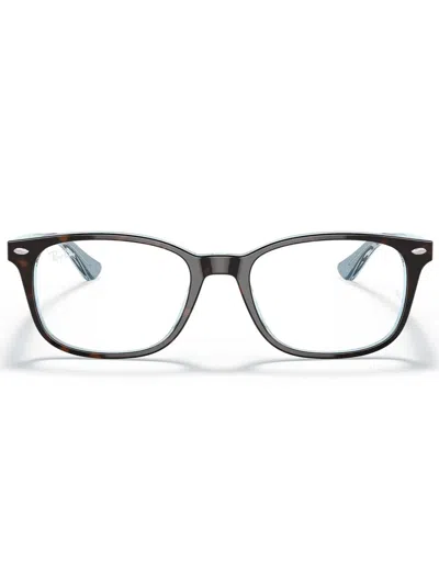 Ray Ban Brille Mit Eckigem Gestell In Braun