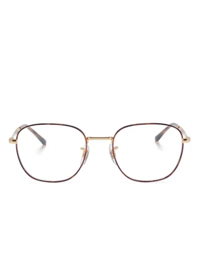 Ray Ban Square-frame Glasses In Brown