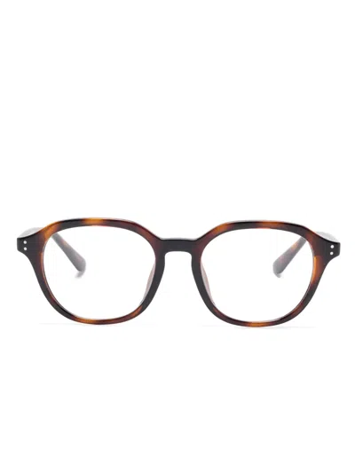 Ray Ban Square-frame Glasses In Brown
