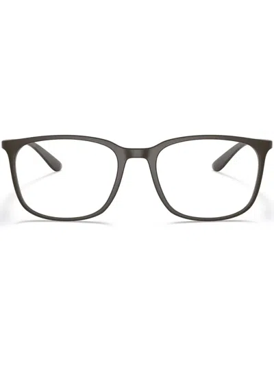 Ray Ban Square-frame Glasses In Brown