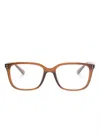 Ray Ban Square-frame Glasses In Brown