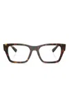 Ray Ban Square-frame Glasses In Brown