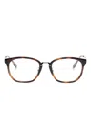 Ray Ban Square-frame Glasses In Brown