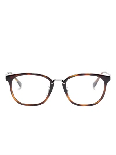 Ray Ban Square-frame Glasses In Brown
