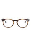 Ray Ban Square-frame Glasses In Brown