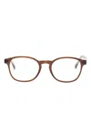 Ray Ban Square-frame Glasses In Brown