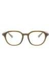 Ray Ban Square-frame Glasses In Green