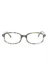 Ray Ban Square-frame Glasses In Green