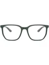 Ray Ban Square-frame Glasses In Green