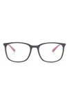 Ray Ban Square-frame Glasses In Grey