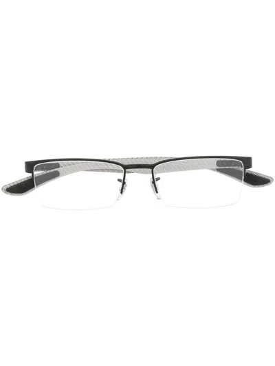 Ray Ban Square-frame Glasses In Silver