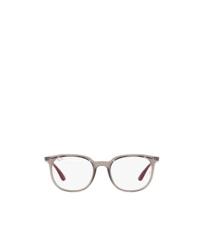 Ray Ban Ray-ban Square Frame Glasses In White
