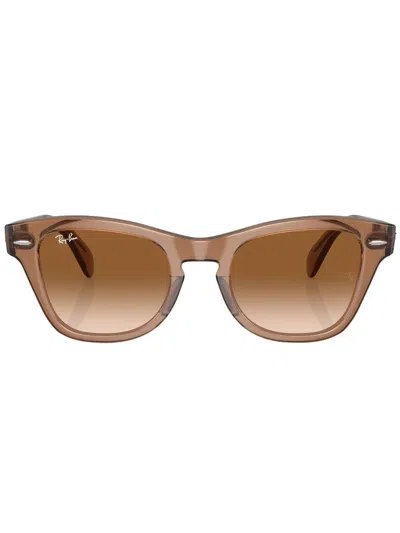 RAY BAN SQUARE-FRAME GRADIENT-LENS SUNGLASSES