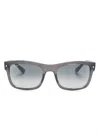 Ray Ban Square-frame Gradient-lenses Sunglasses In Grey