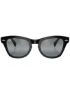Ray Ban Square-frame Mirrored-lens Sunglasses In Schwarz