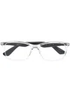 Ray Ban Square-frame Optical Glasses In Nude