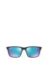 Ray Ban 58mm Mirrored Polarized Rectangular Sunglasses In Multi